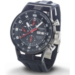 Cronografo Uomo Montecristo Edizione Limitata Acciaio e Titanio Automatico Nero Locman 0516K09S-BKCBWHSK