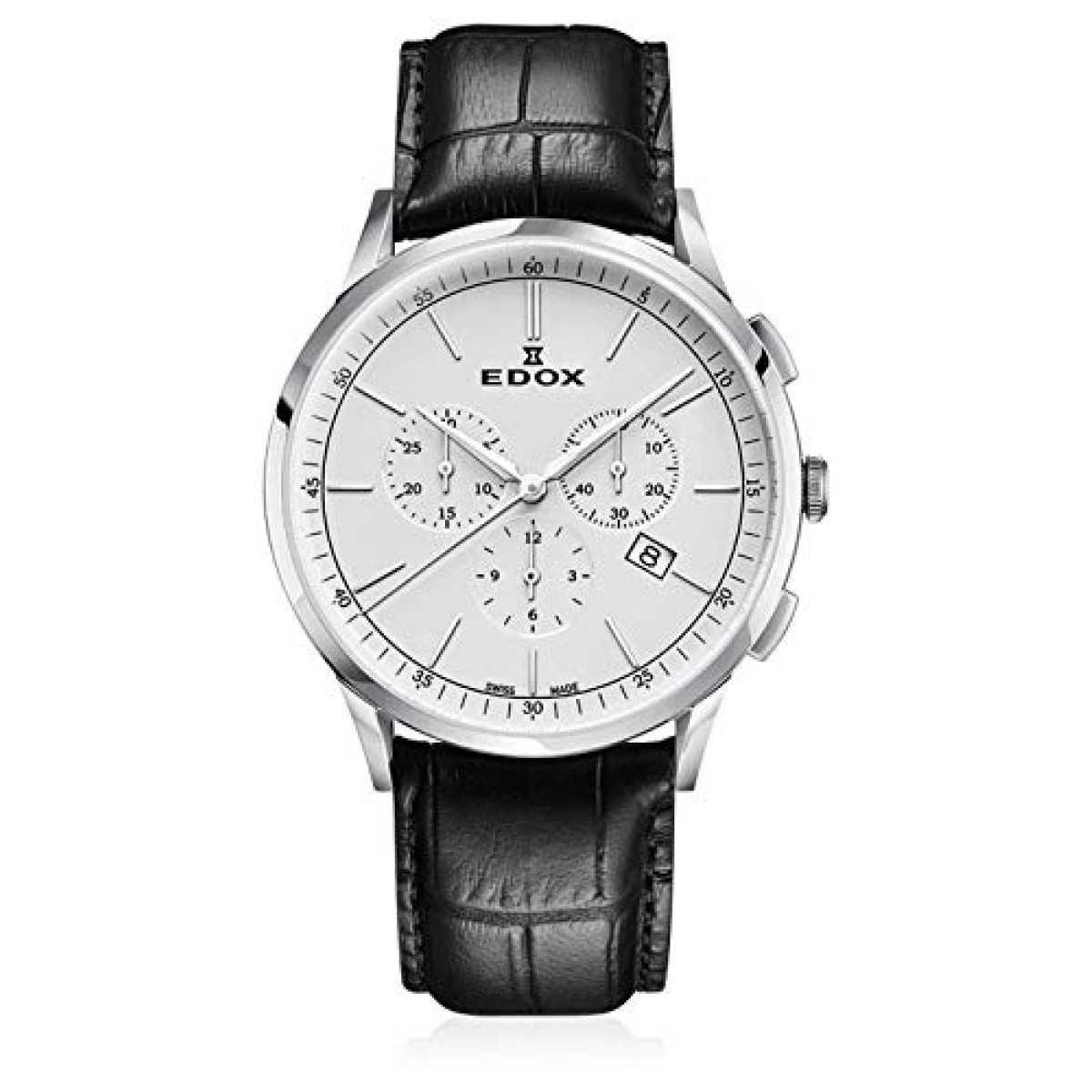 Orologio da polso EDOX da uomo Les Vauberts cronografo data analogico al quarzo 10236 3C AIN