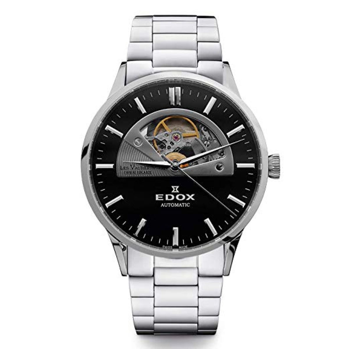 Orologio da polso EDOX Les Vauberts cuore aperto 43 mm Automatic orologio analogico 85014 3 m Nin