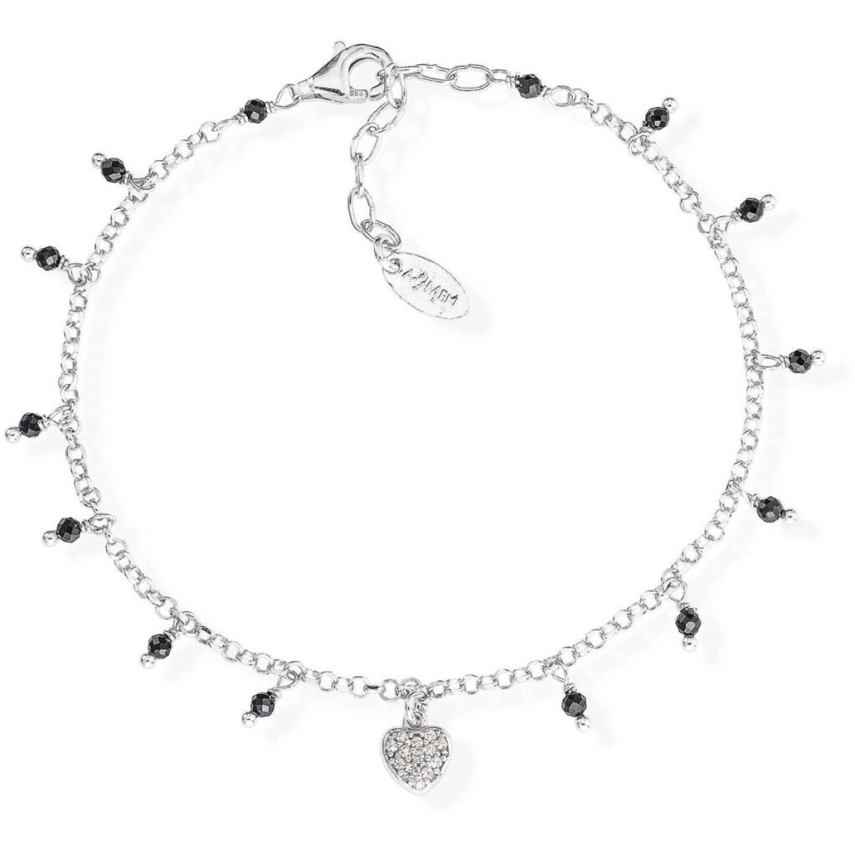 Bracciale donna gioielli Amen BRCBNZ simbolo cuore