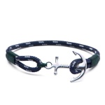 Bracciale Tom Hope Unisex TM0100-XS Tessuto SOUTHERN GREEN ANCORA