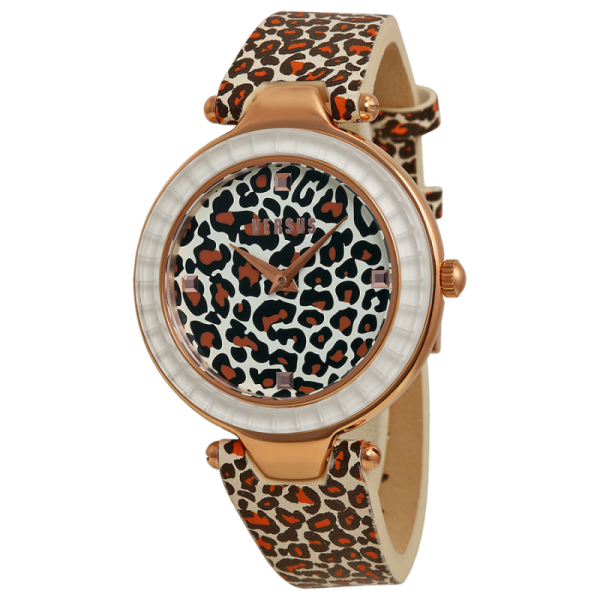 Orologio da polso Versus by Versace femminile Sq104 Pelle fantasia maculata