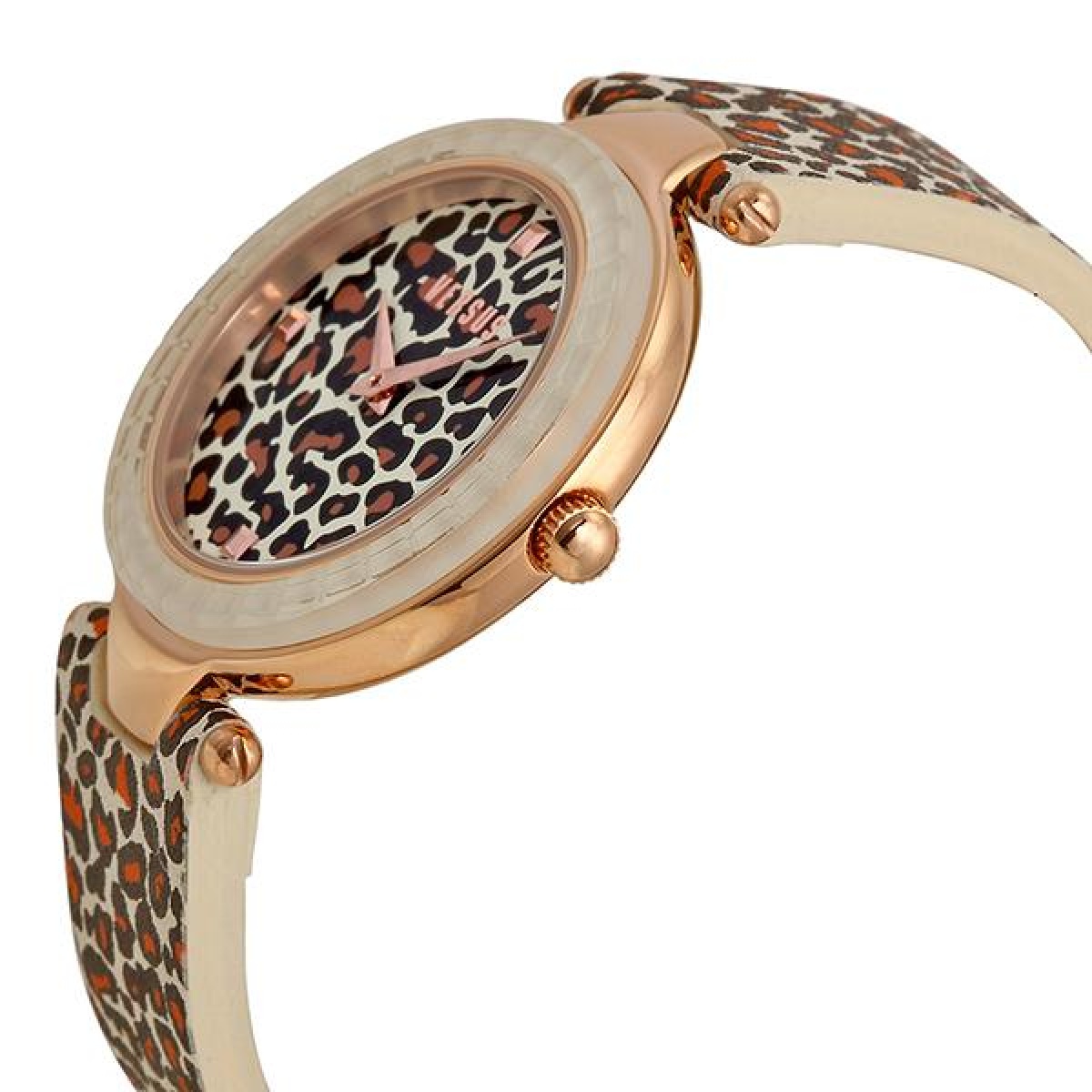 Orologio da polso Versus by Versace femminile Sq104 Pelle fantasia maculata