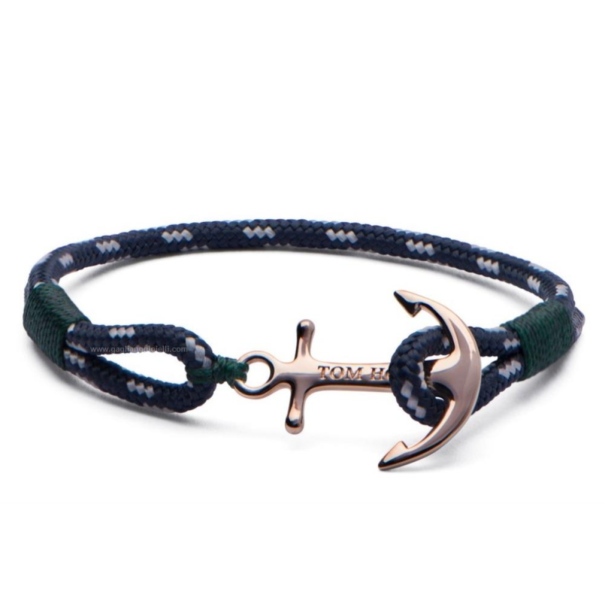 Bracciale Tom Hope Unisex TM0070-XS Tessuto Mediterranean Green