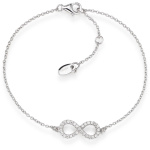Bracciale donna AMEN in argento con simbolo infinito BRIN
