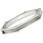 Swarovski Bullone Acciaio Inox Donna Cerniera Cristallo 5081365