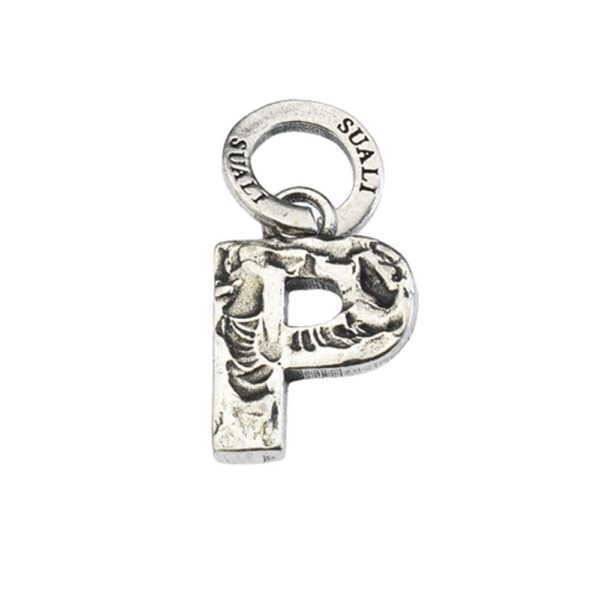Ciondolo Charms Lettera Suali cod . BLO273 lettera P