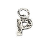 Ciondolo Charms Lettera Suali cod . BLO273 lettera P