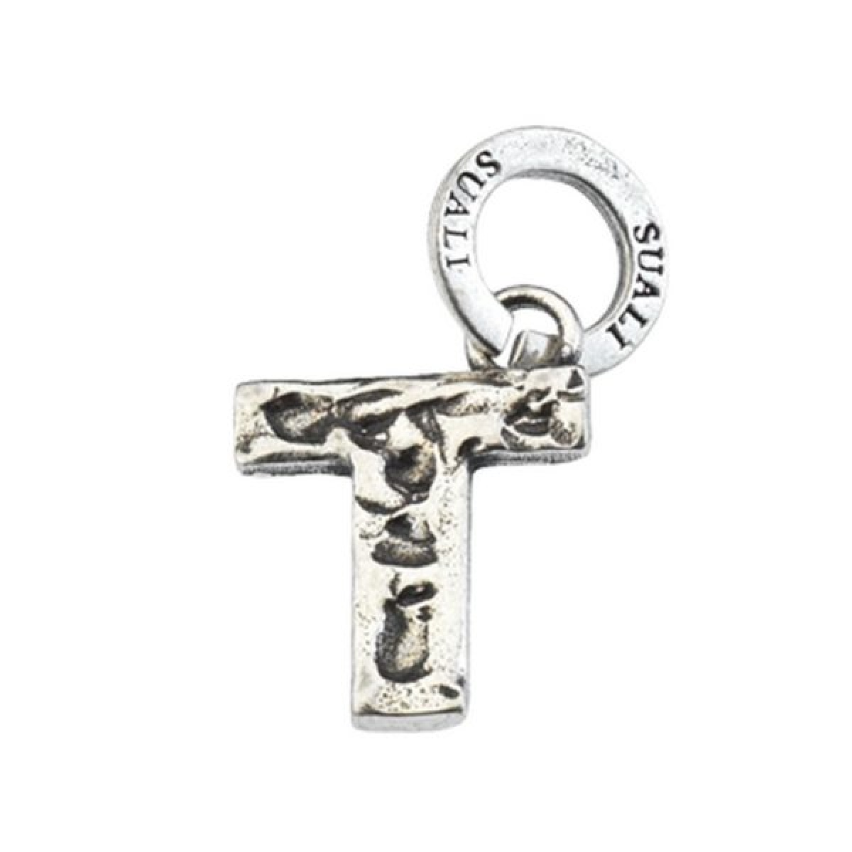 Ciondolo Charms Lettera Suali cod . BLO273 lettera T