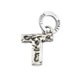 Ciondolo Charms Lettera Suali cod . BLO273 lettera T