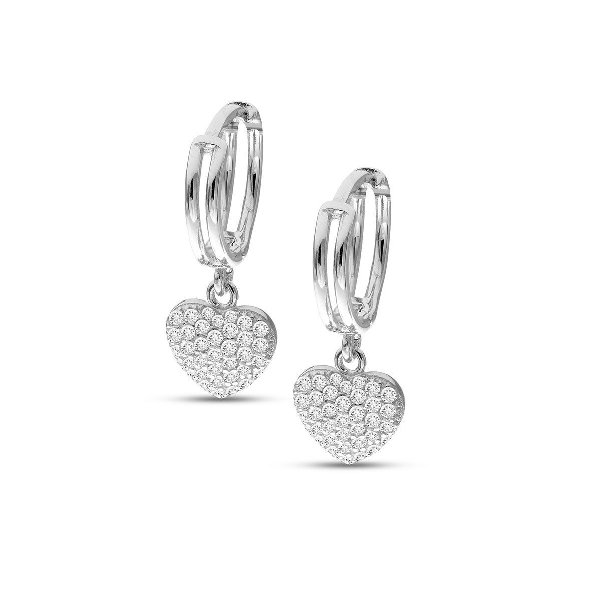 Orecchini CUORE Domenico D'Anna Gioielli in argento 925 S0222E