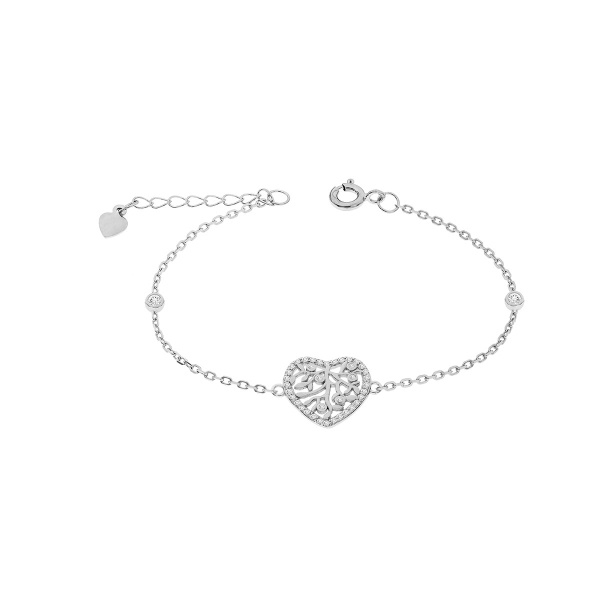 Bracciale CUORE Domenico D'Anna Gioielli in argento 925 S0485G