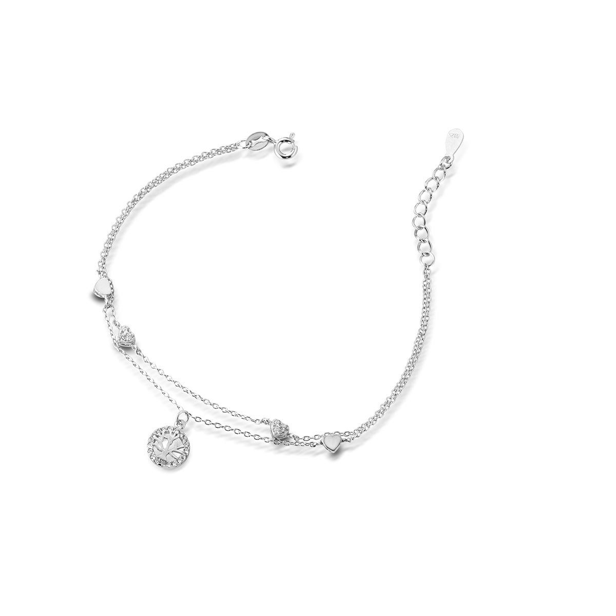 Bracciale ALBERO DELLA VITA Domenico D'Anna Gioielli in argento 925 S0641G