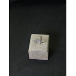 Anello mezza veretta in argento 925 base silver con chiusura regolabile - immagine 6