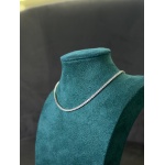 Chocker tennis slim in argento 925 con chiusura regolabile - immagine 3