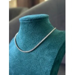 Chocker tennis slim in argento 925 con chiusura regolabile - immagine 4