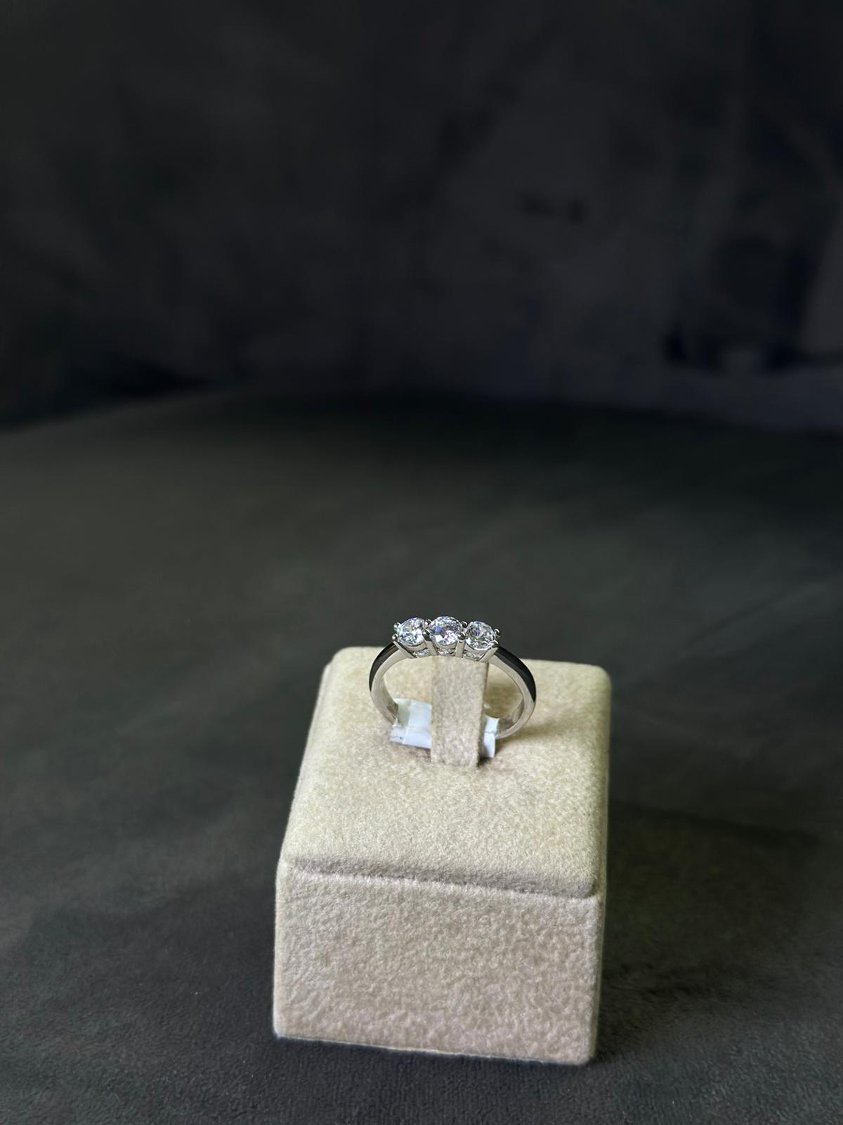 an 2 Anello Trilogy in Argento 925 Regolabile – Passato, Presente e Futuro by Domenico D'Anna gioielli - immagine 1